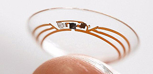 谷歌或研發太陽能智能隱形眼鏡